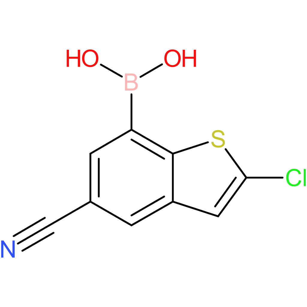 2-chloro-5-cyanobenzothiophene-7-boronic acid