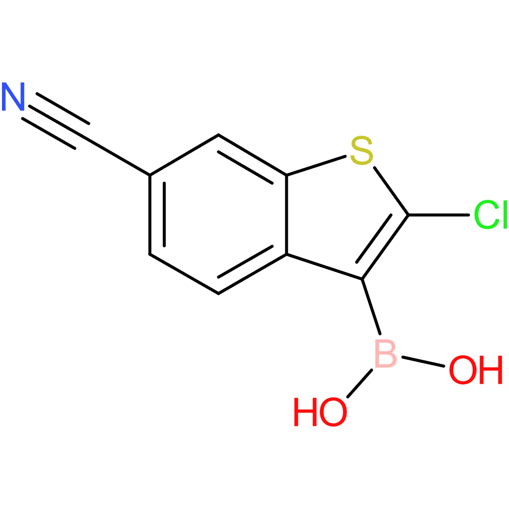 2-chloro-6-cyanobenzothiophene-3-boronic acid