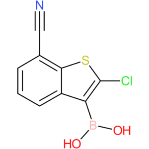 2-chloro-7-cyanobenzothiophene-3-boronic acid