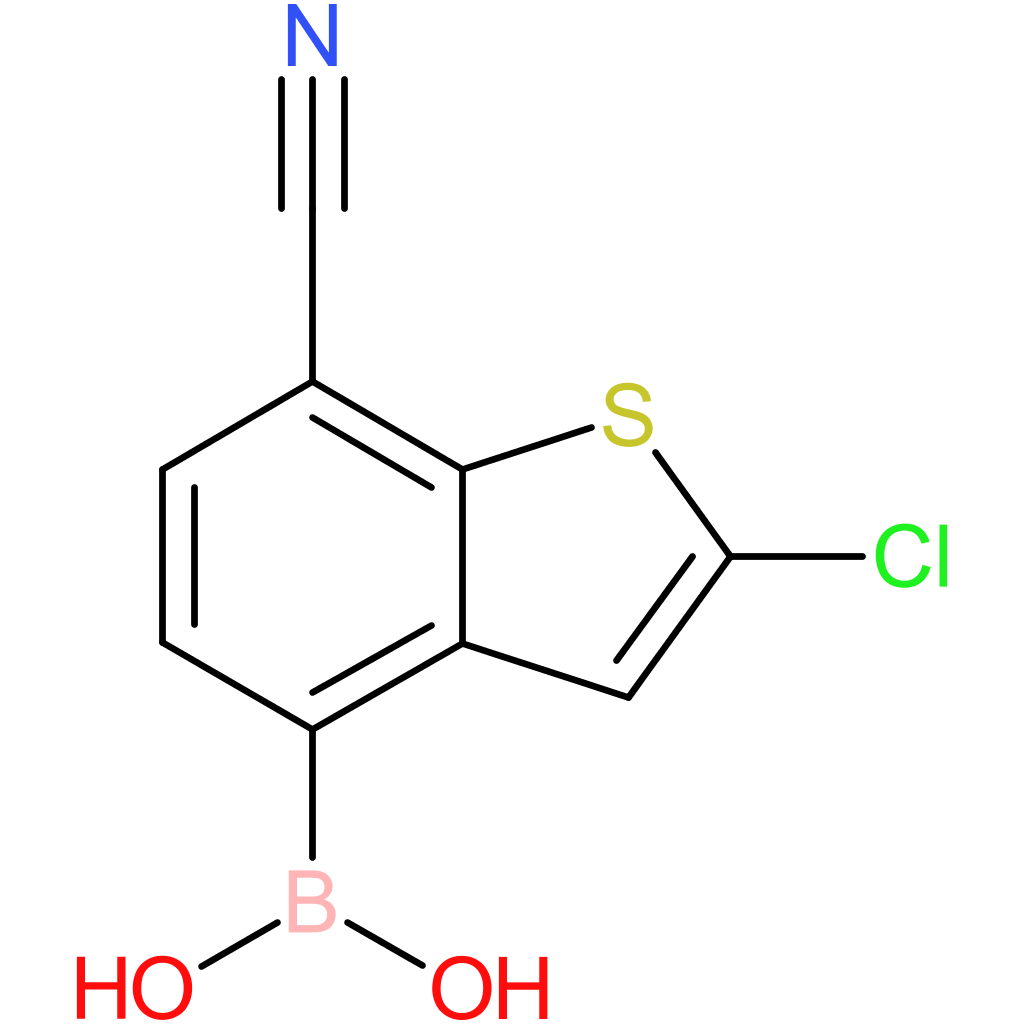 2-chloro-7-cyanobenzothiophene-4-boronic acid