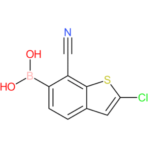 2-chloro-7-cyanobenzothiophene-6-boronic acid