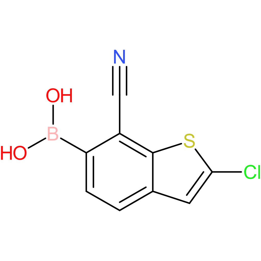 2-chloro-7-cyanobenzothiophene-6-boronic acid