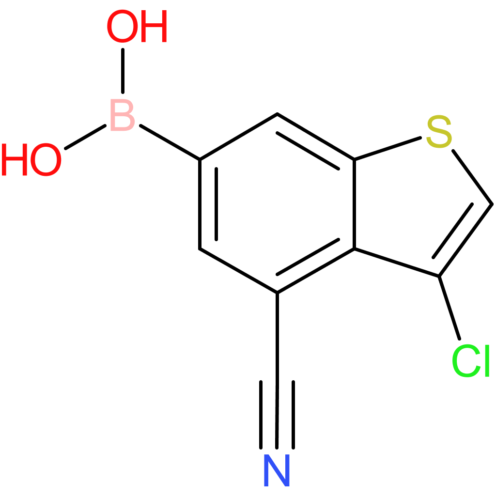 3-chloro-4-cyanobenzothiophene-6-boronic acid
