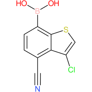 3-chloro-4-cyanobenzothiophene-7-boronic acid