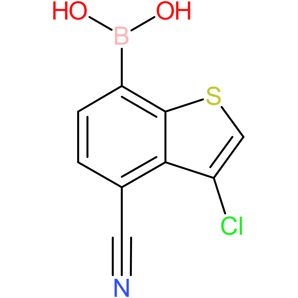 3-chloro-4-cyanobenzothiophene-7-boronic acid
