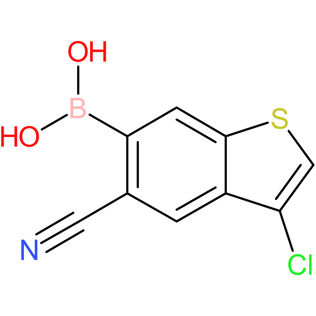 3-chloro-5-cyanobenzothiophene-6-boronic acid