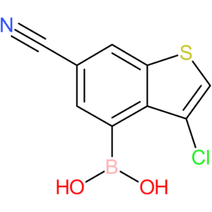 3-chloro-6-cyanobenzothiophene-4-boronic acid