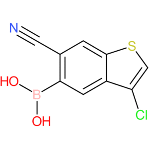 3-chloro-6-cyanobenzothiophene-5-boronic acid