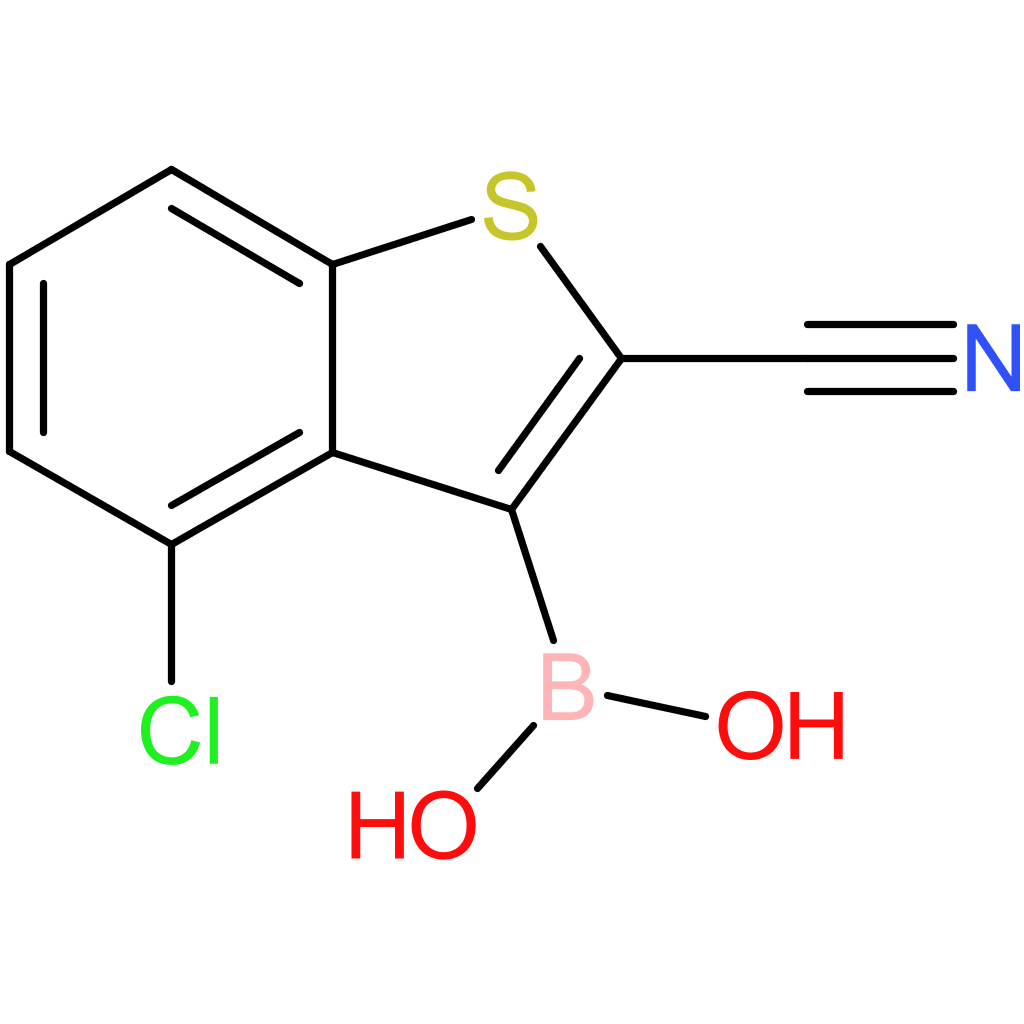 4-chloro-2-cyanobenzothiophene-3-boronic acid