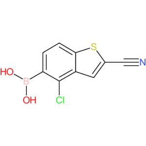 4-chloro-2-cyanobenzothiophene-5-boronic acid