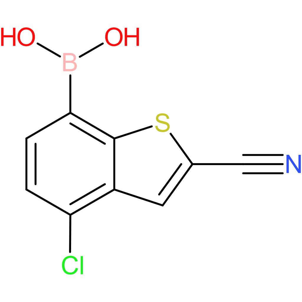 4-chloro-2-cyanobenzothiophene-7-boronic acid