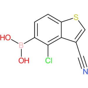 4-chloro-3-cyanobenzothiophene-5-boronic acid