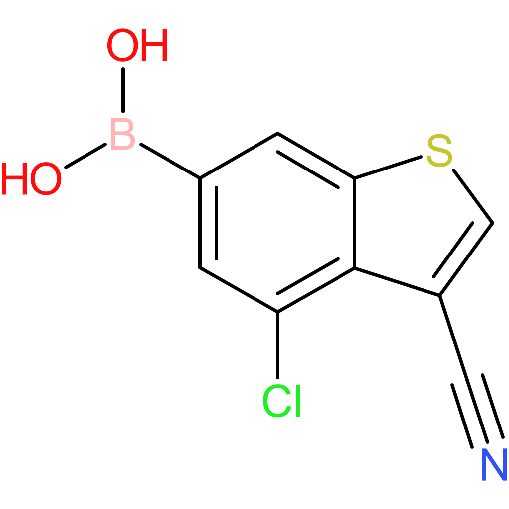 4-chloro-3-cyanobenzothiophene-6-boronic acid