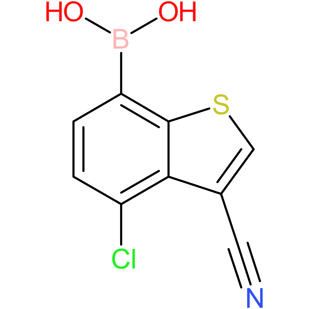 4-chloro-3-cyanobenzothiophene-7-boronic acid