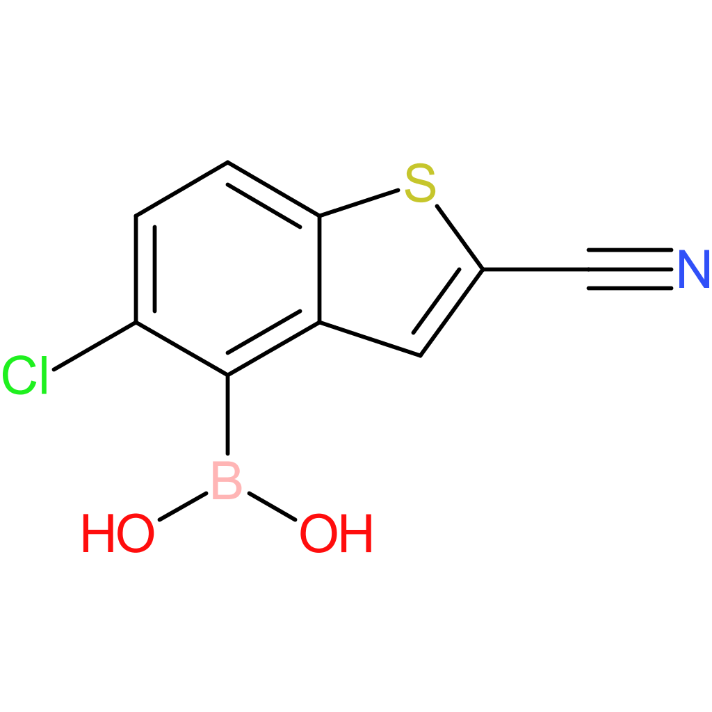 5-chloro-2-cyanobenzothiophene-4-boronic acid