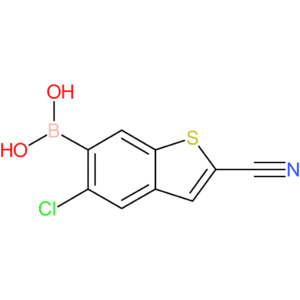 5-chloro-2-cyanobenzothiophene-6-boronic acid