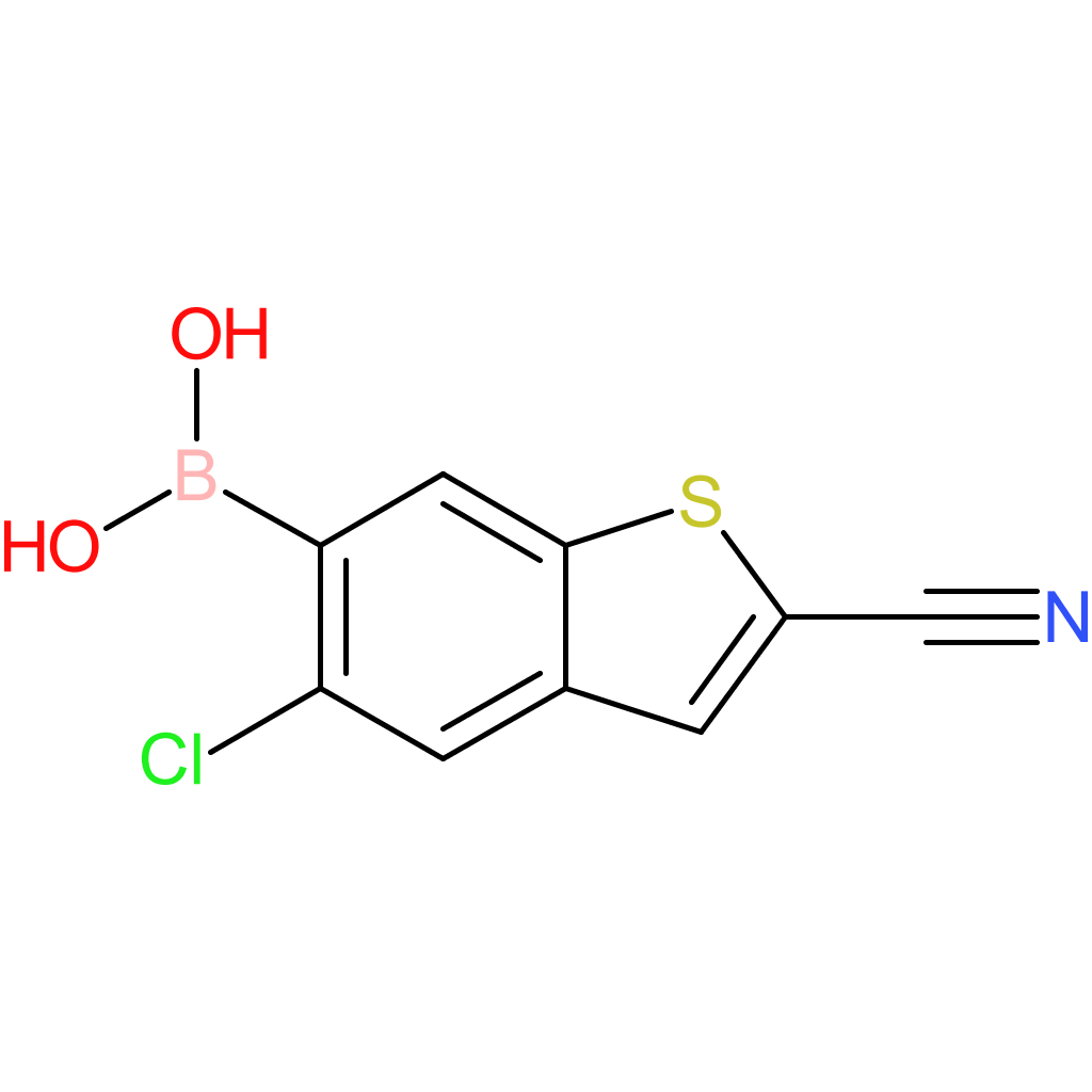 5-chloro-2-cyanobenzothiophene-6-boronic acid