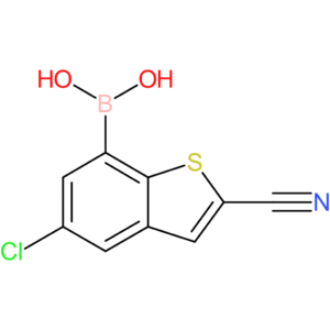 5-chloro-2-cyanobenzothiophene-7-boronic acid