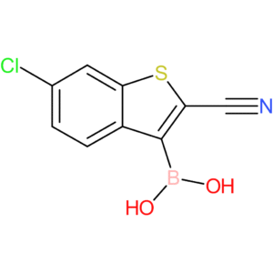 6-chloro-2-cyanobenzothiophene-3-boronic acid
