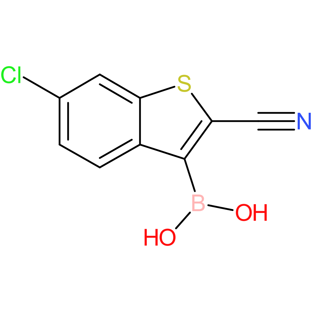 6-chloro-2-cyanobenzothiophene-3-boronic acid