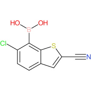 6-chloro-2-cyanobenzothiophene-7-boronic acid