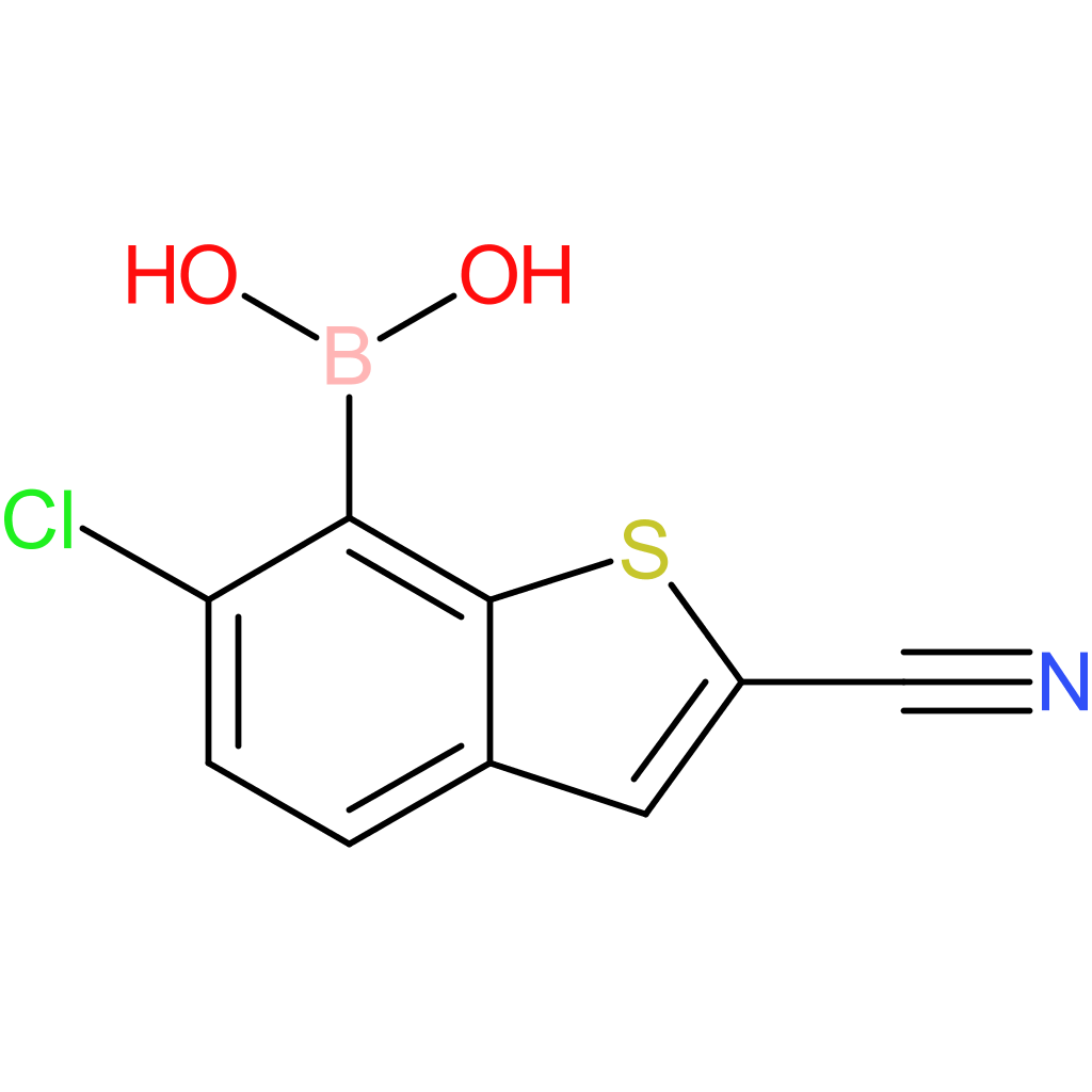 6-chloro-2-cyanobenzothiophene-7-boronic acid