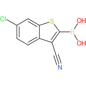 6-chloro-3-cyanobenzothiophene-2-boronic acid