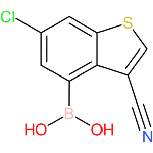 6-chloro-3-cyanobenzothiophene-4-boronic acid