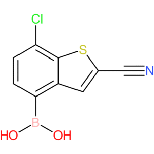 7-chloro-2-cyanobenzothiophene-4-boronic acid