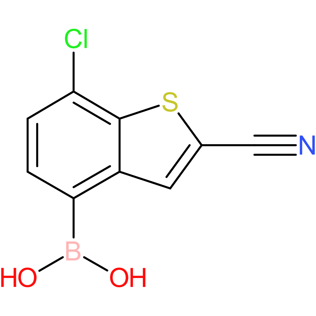 7-chloro-2-cyanobenzothiophene-4-boronic acid