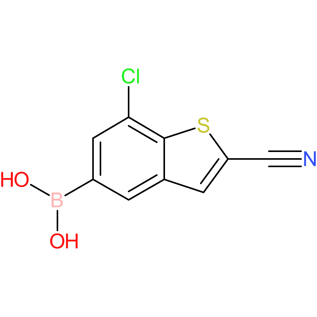 7-chloro-2-cyanobenzothiophene-5-boronic acid