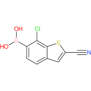 7-chloro-2-cyanobenzothiophene-6-boronic acid