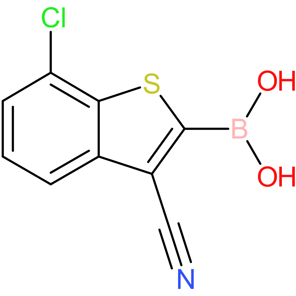 7-chloro-3-cyanobenzothiophene-2-boronic acid
