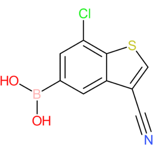 7-chloro-3-cyanobenzothiophene-5-boronic acid