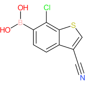 7-chloro-3-cyanobenzothiophene-6-boronic acid