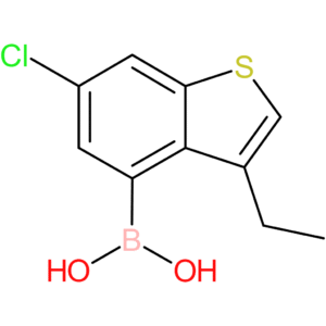 6-chloro-3-ethylbenzothiophene-4-boronic acid