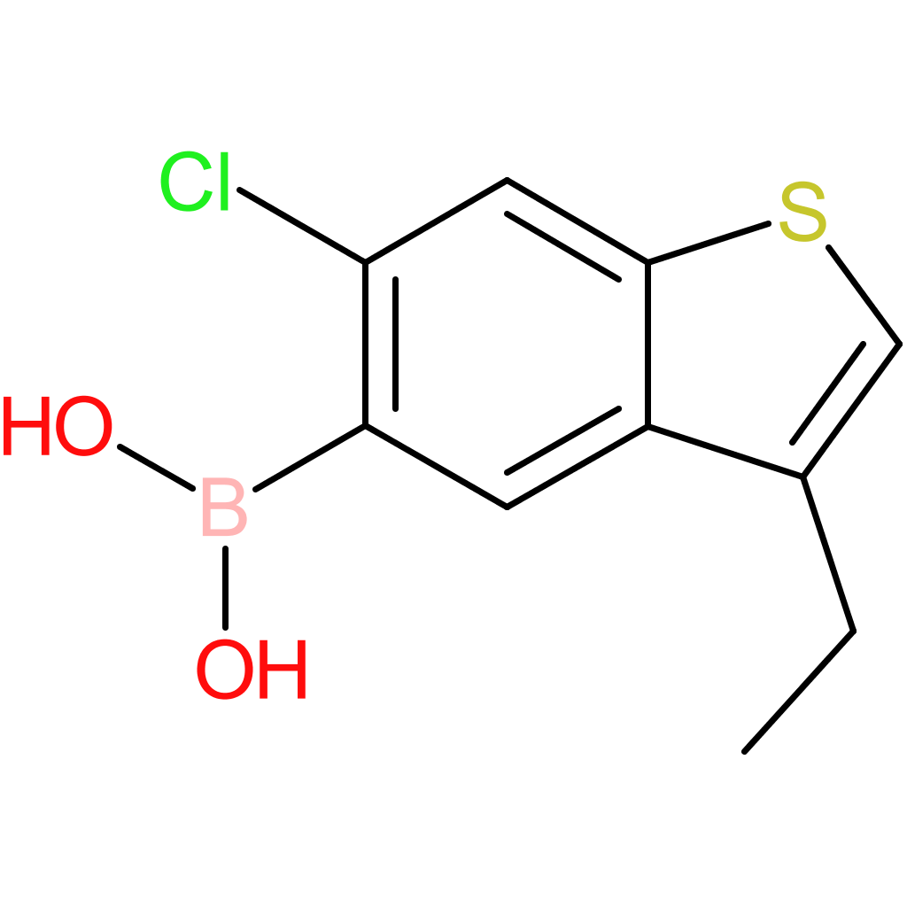 6-chloro-3-ethylbenzothiophene-5-boronic acid