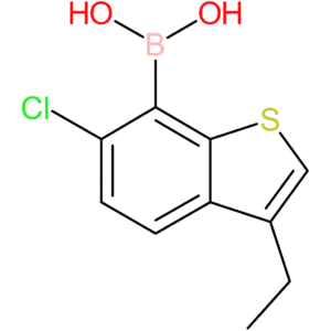 6-chloro-3-ethylbenzothiophene-7-boronic acid