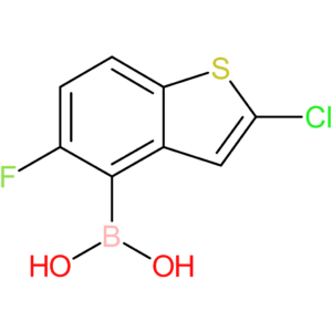 (2-chloro-5-fluoro-1-benzothiophen-4-yl)boronic acid