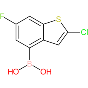(2-chloro-6-fluoro-1-benzothiophen-4-yl)boronic acid