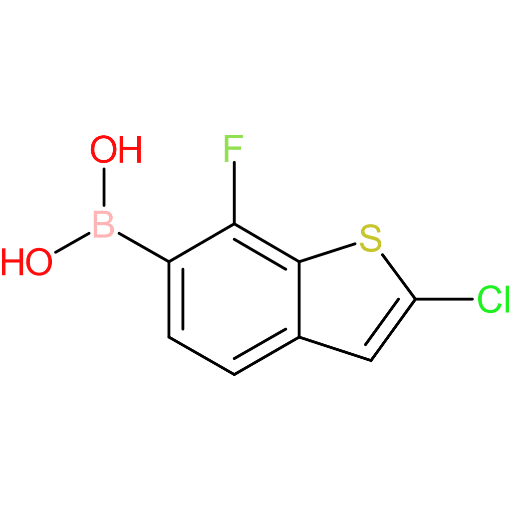 (2-chloro-7-fluoro-1-benzothiophen-6-yl)boronic acid