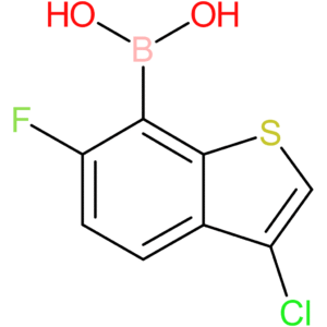 (3-chloro-6-fluoro-1-benzothiophen-7-yl)boronic acid