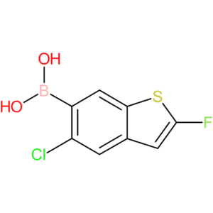 (5-chloro-2-fluoro-1-benzothiophen-6-yl)boronic acid