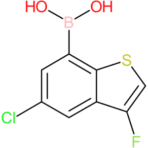 (5-chloro-3-fluoro-1-benzothiophen-7-yl)boronic acid