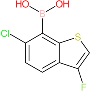 (6-chloro-3-fluoro-1-benzothiophen-7-yl)boronic acid