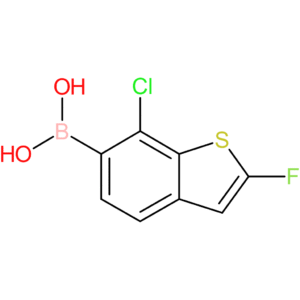 (7-chloro-2-fluoro-1-benzothiophen-6-yl)boronic acid