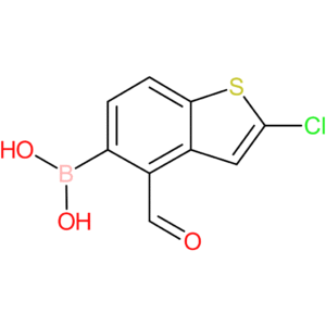 2-chloro-4-formylbenzothiophene-5-boronic acid