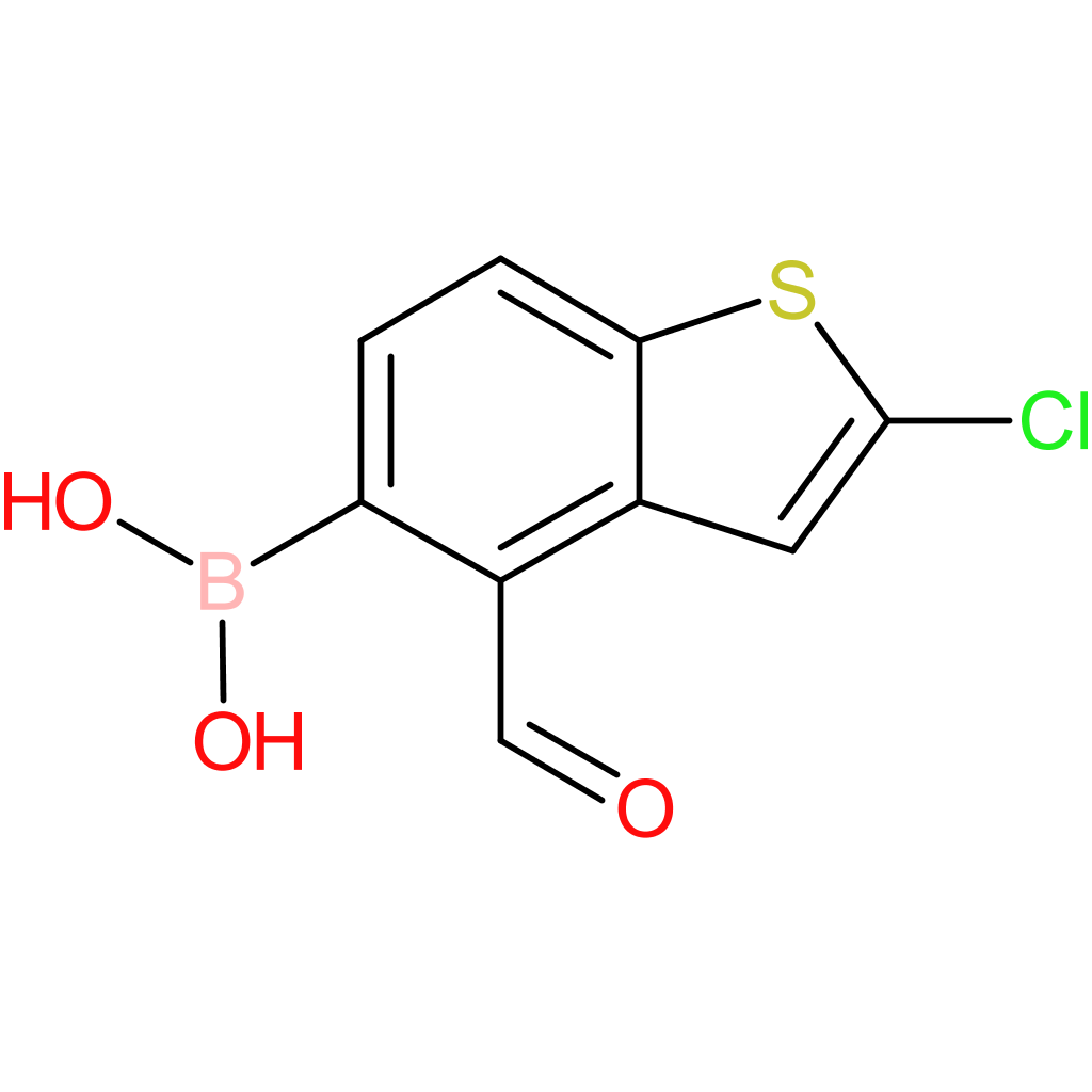 2-chloro-4-formylbenzothiophene-5-boronic acid