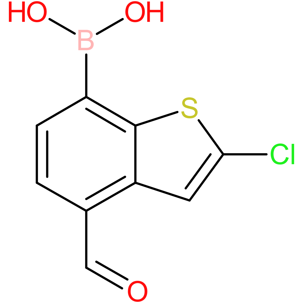 2-chloro-4-formylbenzothiophene-7-boronic acid