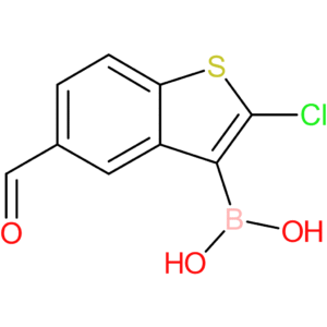 2-chloro-5-formylbenzothiophene-3-boronic acid
